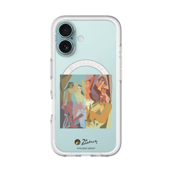 スリムプロテクションプレミアムケース with MagSafe［ PICASSO - Les Demoiselles d'Avignon ］