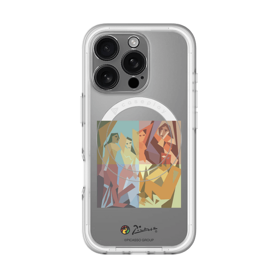 スリムプロテクションプレミアムケース with MagSafe［ PICASSO - Les Demoiselles d'Avignon ］