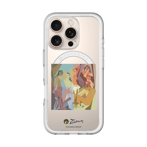 スリムプロテクションプレミアムケース with MagSafe［ PICASSO - Les Demoiselles d'Avignon ］