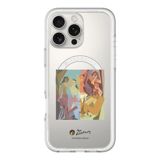 スリムプロテクションプレミアムケース with MagSafe［ PICASSO - Les Demoiselles d'Avignon ］