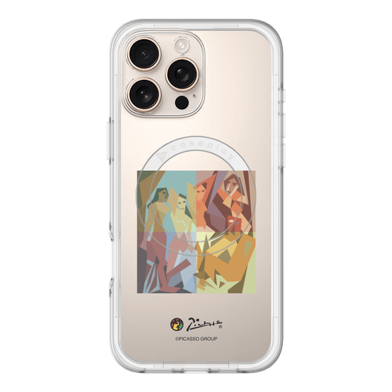 スリムプロテクションプレミアムケース with MagSafe［ PICASSO - Les Demoiselles d'Avignon ］