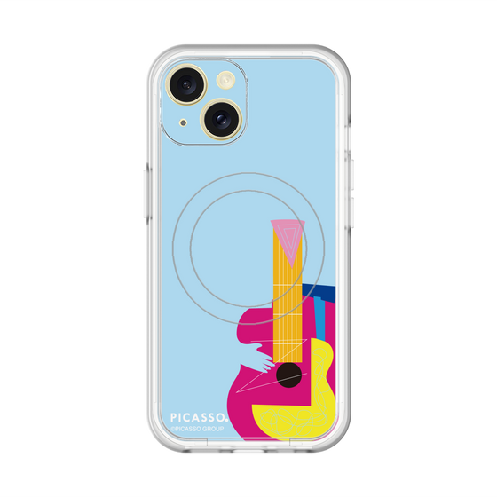 スリムプロテクションプレミアムケース with MagSafe［ PICASSO - Guitar ］