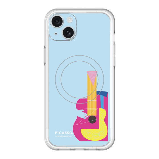 スリムプロテクションプレミアムケース with MagSafe［ PICASSO - Guitar ］