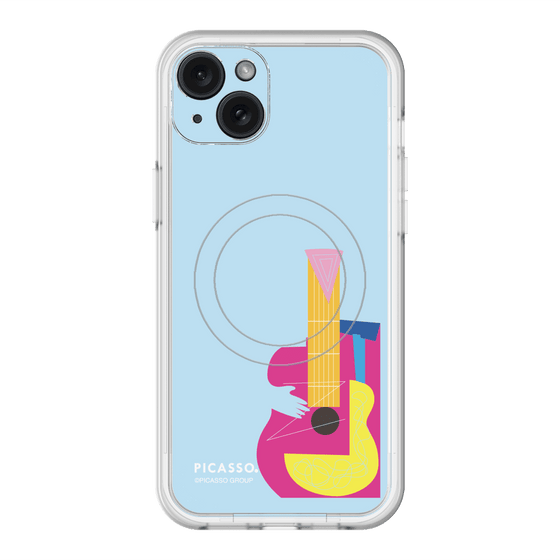 スリムプロテクションプレミアムケース with MagSafe［ PICASSO - Guitar ］