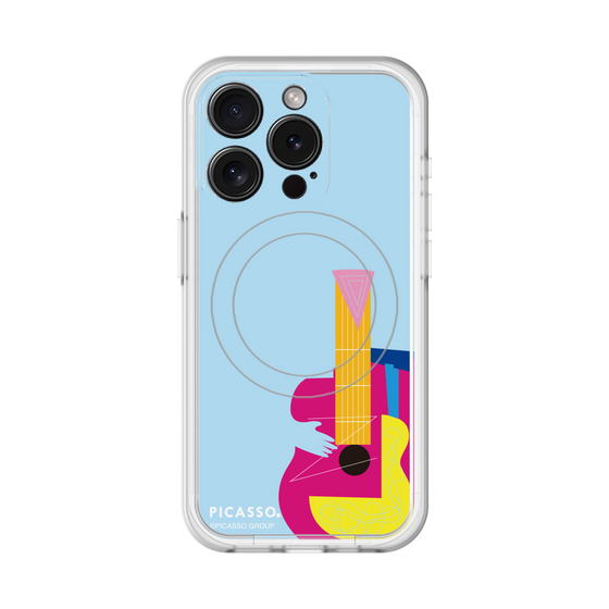 スリムプロテクションプレミアムケース with MagSafe［ PICASSO - Guitar ］