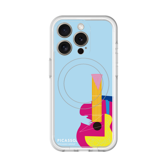 スリムプロテクションプレミアムケース with MagSafe［ PICASSO - Guitar ］