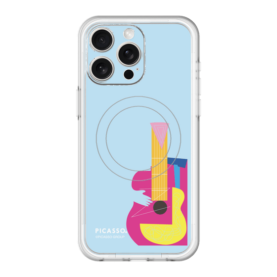 スリムプロテクションプレミアムケース with MagSafe［ PICASSO - Guitar ］