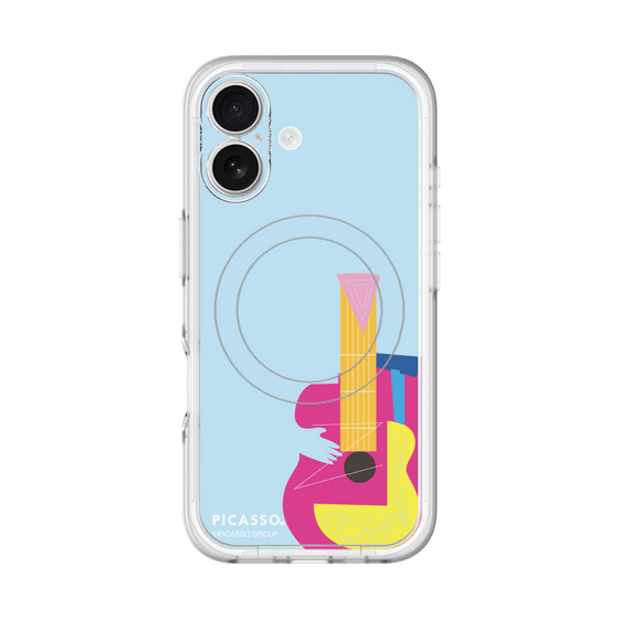 スリムプロテクションプレミアムケース with MagSafe［ PICASSO - Guitar ］