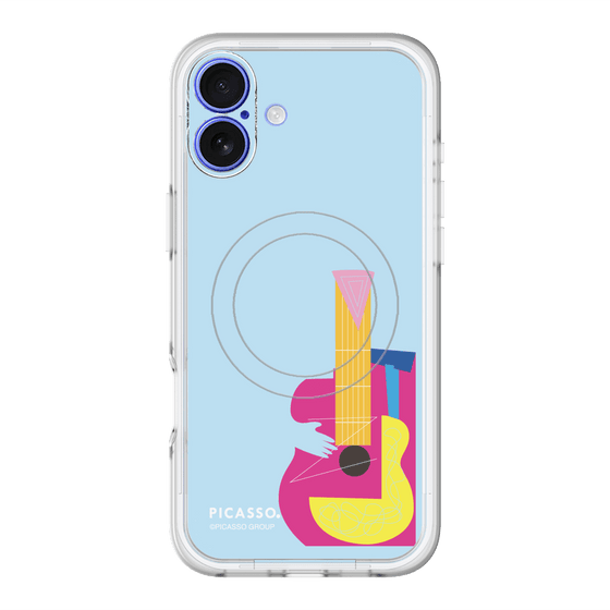 スリムプロテクションプレミアムケース with MagSafe［ PICASSO - Guitar ］