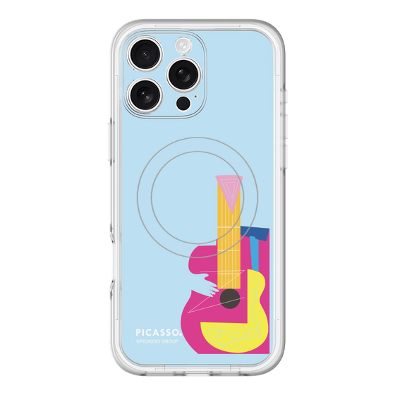 スリムプロテクションプレミアムケース with MagSafe［ PICASSO - Guitar ］