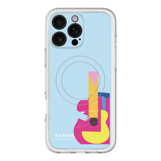 スリムプロテクションプレミアムケース with MagSafe［ PICASSO - Guitar ］