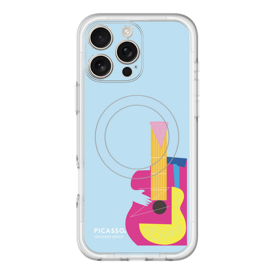 スリムプロテクションプレミアムケース with MagSafe［ PICASSO - Guitar ］