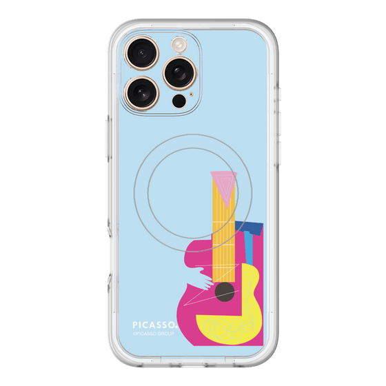 スリムプロテクションプレミアムケース with MagSafe［ PICASSO - Guitar ］