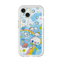スリムプロテクションプレミアムケース with MagSafe［ ぷくぷくあわわちゃん - レインボー ］