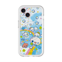 スリムプロテクションプレミアムケース with MagSafe［ ぷくぷくあわわちゃん - レインボー ］