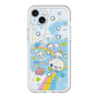 スリムプロテクションプレミアムケース with MagSafe［ ぷくぷくあわわちゃん - レインボー ］