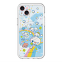 スリムプロテクションプレミアムケース with MagSafe［ ぷくぷくあわわちゃん - レインボー ］