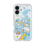 スリムプロテクションプレミアムケース with MagSafe［ ぷくぷくあわわちゃん - レインボー ］