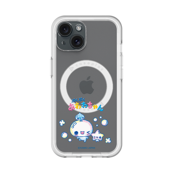 スリムプロテクションプレミアムケース with MagSafe［ ぷくぷくあわわちゃん - 仲良し ］