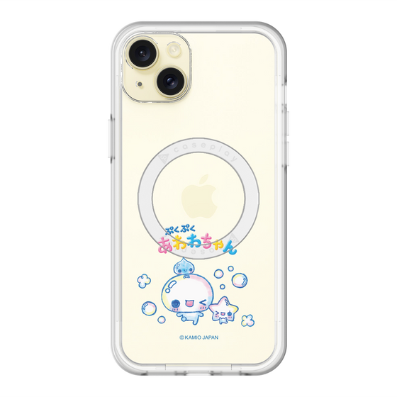 スリムプロテクションプレミアムケース with MagSafe［ ぷくぷくあわわちゃん - 仲良し ］