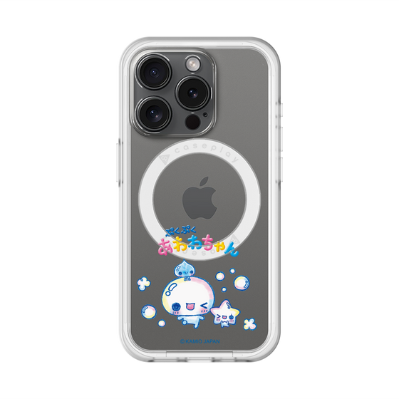 スリムプロテクションプレミアムケース with MagSafe［ ぷくぷくあわわちゃん - 仲良し ］