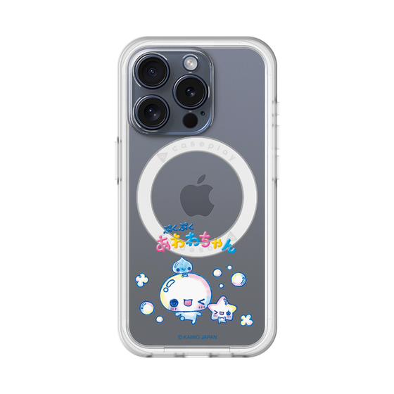 スリムプロテクションプレミアムケース with MagSafe［ ぷくぷくあわわちゃん - 仲良し ］