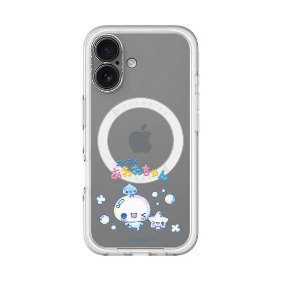 スリムプロテクションプレミアムケース with MagSafe［ ぷくぷくあわわちゃん - 仲良し ］