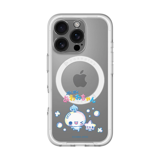 スリムプロテクションプレミアムケース with MagSafe［ ぷくぷくあわわちゃん - 仲良し ］