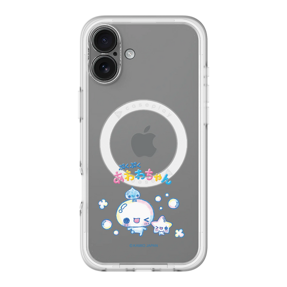 スリムプロテクションプレミアムケース with MagSafe［ ぷくぷくあわわちゃん - 仲良し ］