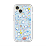 スリムプロテクションプレミアムケース with MagSafe［ ぷくぷくあわわちゃん - 総柄 ］