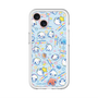 スリムプロテクションプレミアムケース with MagSafe［ ぷくぷくあわわちゃん - 総柄 ］