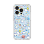 スリムプロテクションプレミアムケース with MagSafe［ ぷくぷくあわわちゃん - 総柄 ］