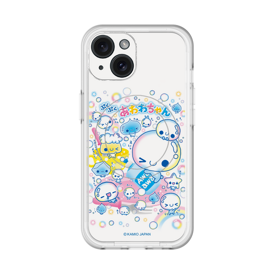 スリムプロテクションプレミアムケース with MagSafe［ ぷくぷくあわわちゃん - あわあわ ］