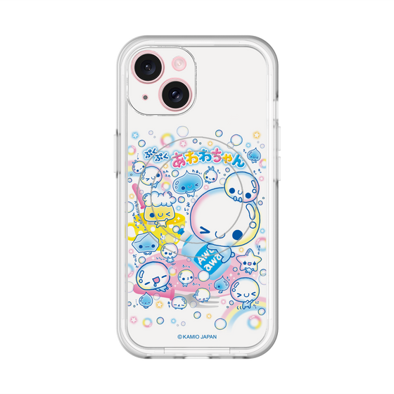 スリムプロテクションプレミアムケース with MagSafe［ ぷくぷくあわわちゃん - あわあわ ］