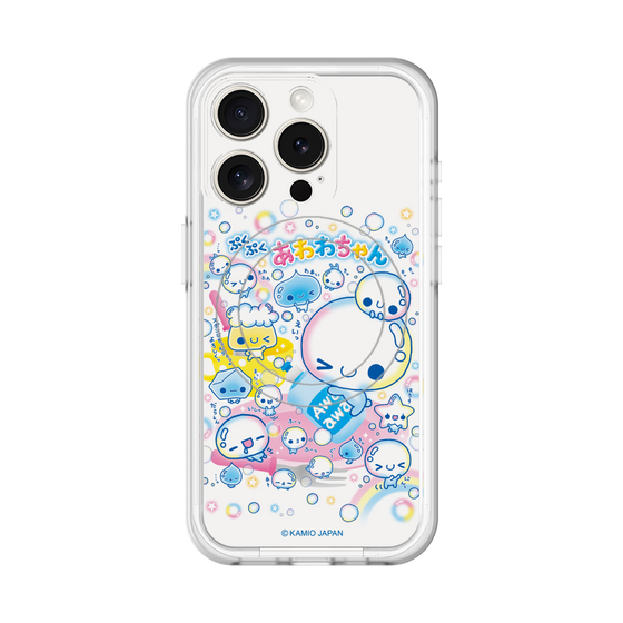 スリムプロテクションプレミアムケース with MagSafe［ ぷくぷくあわわちゃん - あわあわ ］