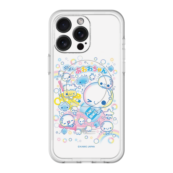 スリムプロテクションプレミアムケース with MagSafe［ ぷくぷくあわわちゃん - あわあわ ］