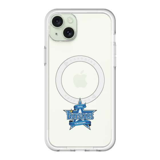 スリムプロテクションプレミアムケース with MagSafe［ 横浜DeNAベイスターズ - プライマリーマーク - クリア ］