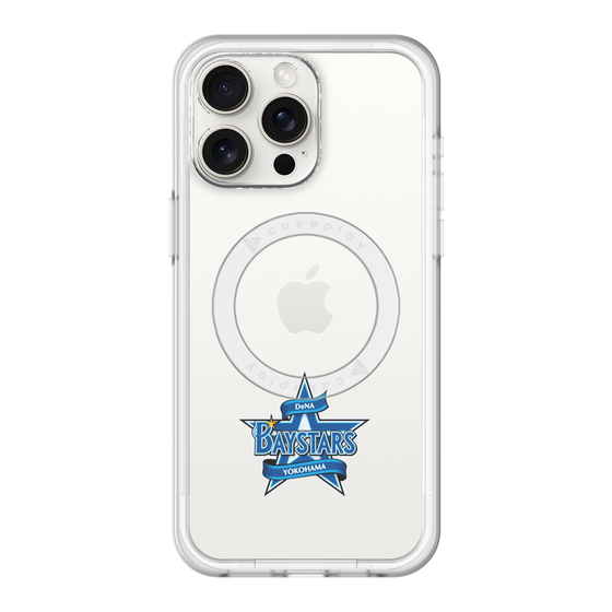 スリムプロテクションプレミアムケース with MagSafe［ 横浜DeNAベイスターズ - プライマリーマーク - クリア ］