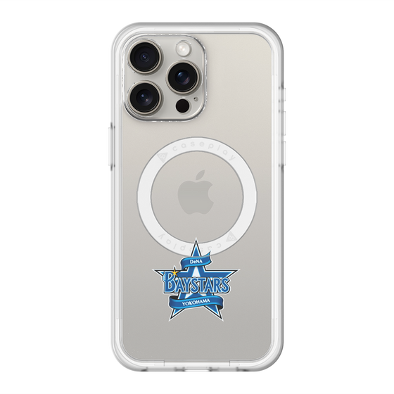 スリムプロテクションプレミアムケース with MagSafe［ 横浜DeNAベイスターズ - プライマリーマーク - クリア ］