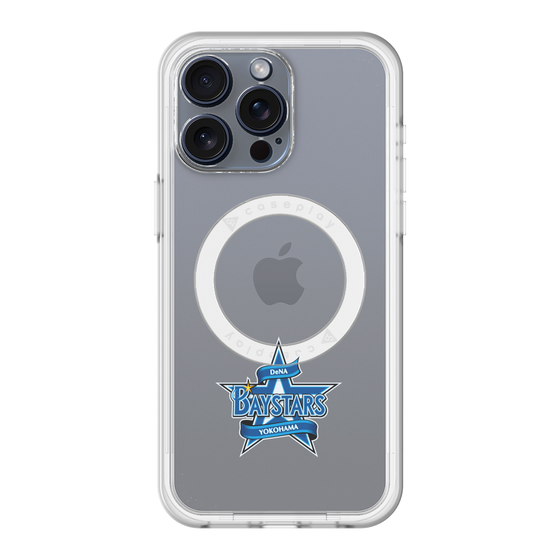 スリムプロテクションプレミアムケース with MagSafe［ 横浜DeNAベイスターズ - プライマリーマーク - クリア ］