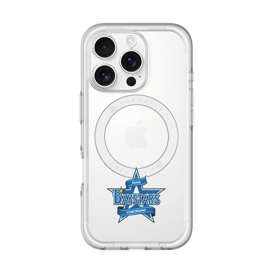 スリムプロテクションプレミアムケース with MagSafe［ 横浜DeNAベイスターズ - プライマリーマーク - クリア ］