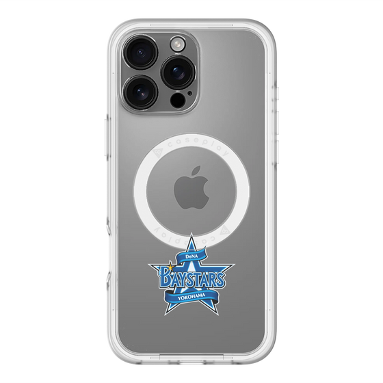 スリムプロテクションプレミアムケース with MagSafe［ 横浜DeNAベイスターズ - プライマリーマーク - クリア ］