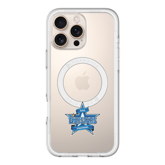 スリムプロテクションプレミアムケース with MagSafe［ 横浜DeNAベイスターズ - プライマリーマーク - クリア ］