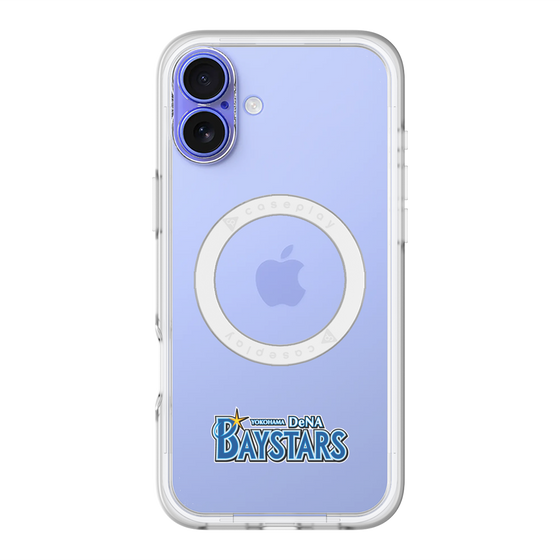 スリムプロテクションプレミアムケース with MagSafe［ 横浜DeNAベイスターズ - チームロゴ - クリア ］