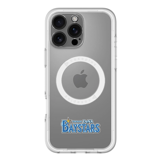 スリムプロテクションプレミアムケース with MagSafe［ 横浜DeNAベイスターズ - チームロゴ - クリア ］