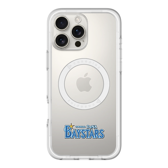 スリムプロテクションプレミアムケース with MagSafe［ 横浜DeNAベイスターズ - チームロゴ - クリア ］