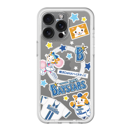 スリムプロテクションプレミアムケース with MagSafe［ 横浜DeNAベイスターズ - ステッカー ］