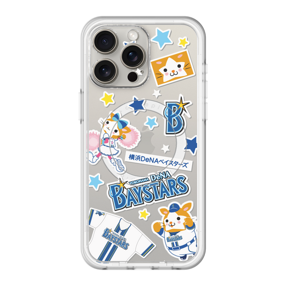 スリムプロテクションプレミアムケース with MagSafe［ 横浜DeNAベイスターズ - ステッカー ］