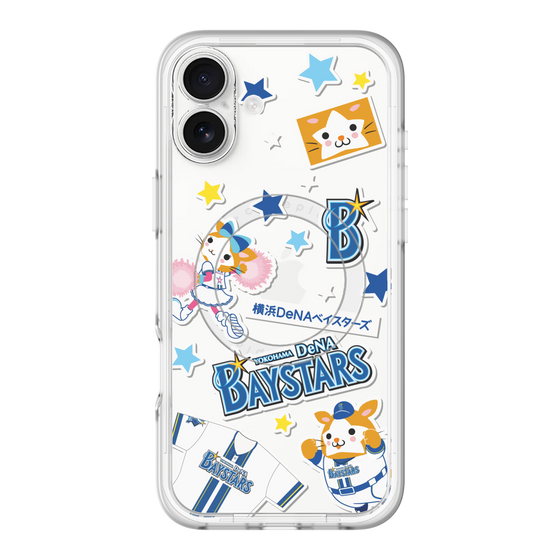 スリムプロテクションプレミアムケース with MagSafe［ 横浜DeNAベイスターズ - ステッカー ］