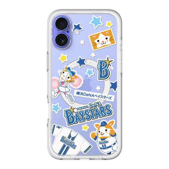 スリムプロテクションプレミアムケース with MagSafe［ 横浜DeNAベイスターズ - ステッカー ］